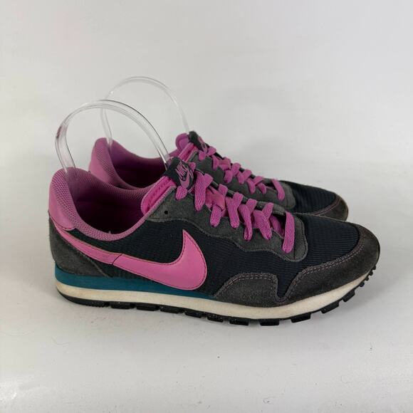 Nike Air Pegasus '83 Athletic Shoes Women's 10 Black Lace-Up Trainer Sneakers - Picture 2 of 10